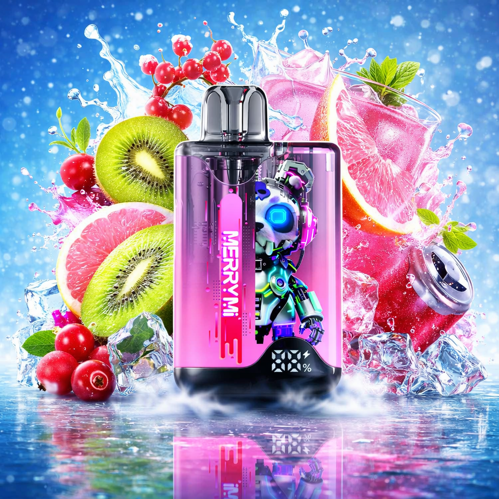 MerryMi Panda Pod 66K Kiwi Cranberry Pink Lemonade Red Energy Ice